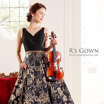 Amazon | [アールズガウン] ロングドレス Aライン 演奏会 演奏会